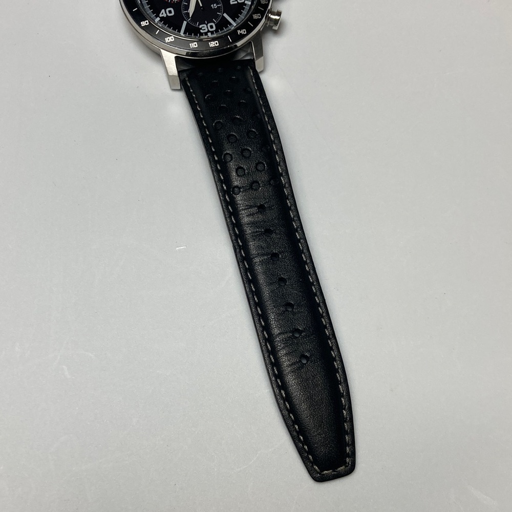 Citizen Eco Drive, B612-S111684, black dial, leather strap, stainless - Picture 6 of 17